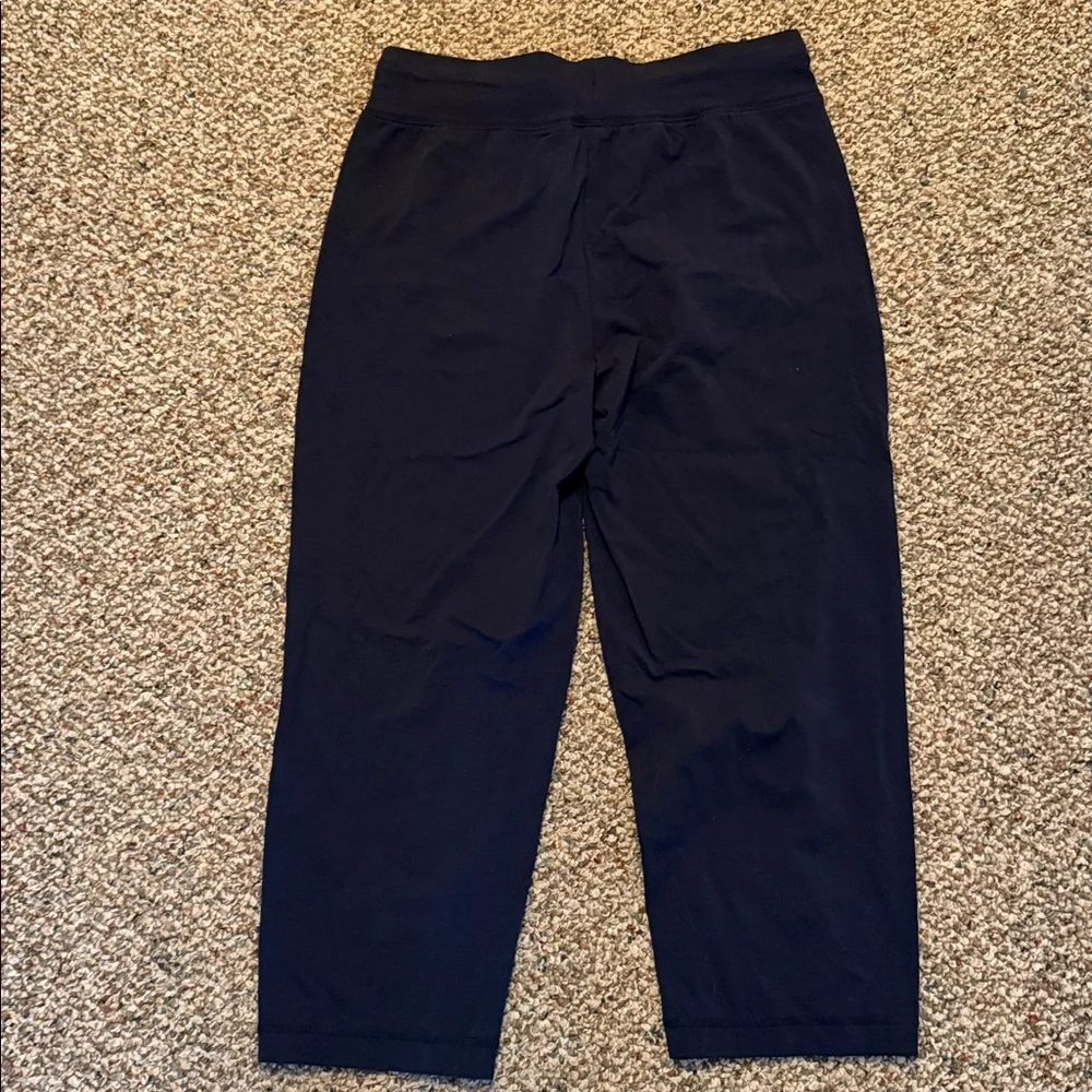 Navy Blue Jogger Cropped Pants- Small - Picture 3 of 3